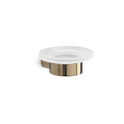 Portasapone a muro in Ottone e Cromall di Gedy serie Pirenei - Oro by CeramicStore | Lo specialista del tuo bagno