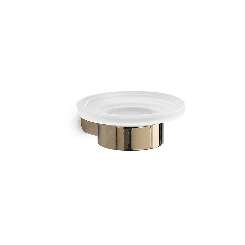 Portasapone a muro in Ottone e Cromall di Gedy serie Pirenei - Oro by CeramicStore | Lo specialista del tuo bagno