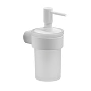 Dosasapone a muro con erogatore di Gedy serie Pirenei - Bianco Matt by CeramicStore | Lo specialista del tuo bagno