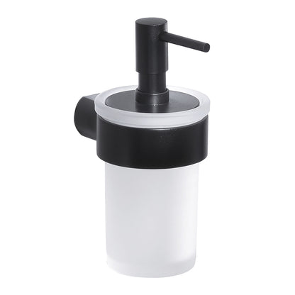 Dosasapone a muro con erogatore di Gedy serie Pirenei - Nero Matt by CeramicStore | Lo specialista del tuo bagno