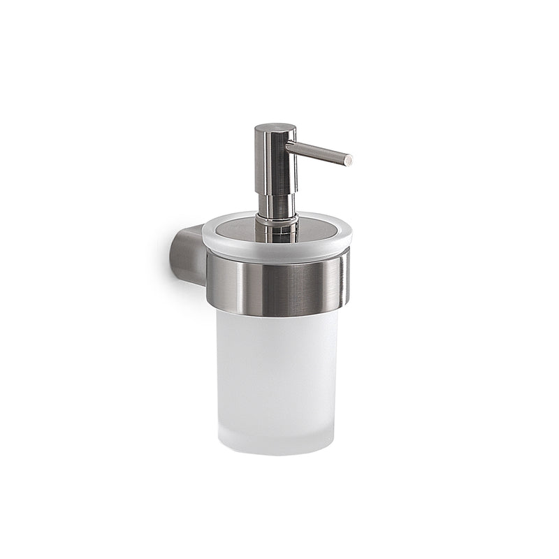 Dosasapone a muro con erogatore di Gedy serie Pirenei - Spazzolato by CeramicStore | Lo specialista del tuo bagno