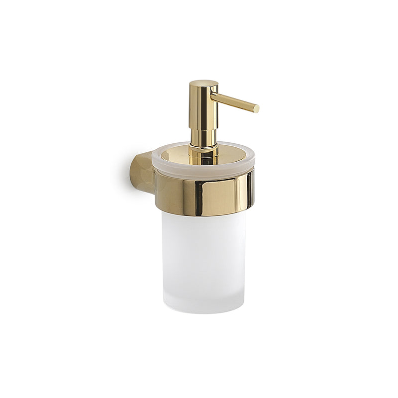 Dosasapone a muro con erogatore di Gedy serie Pirenei - Oro by CeramicStore | Lo specialista del tuo bagno