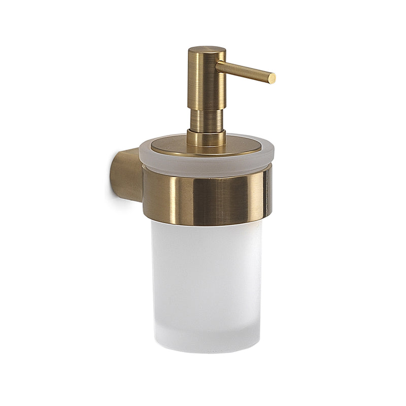 Dosasapone a muro con erogatore di Gedy serie Pirenei - Oro Matt by CeramicStore | Lo specialista del tuo bagno