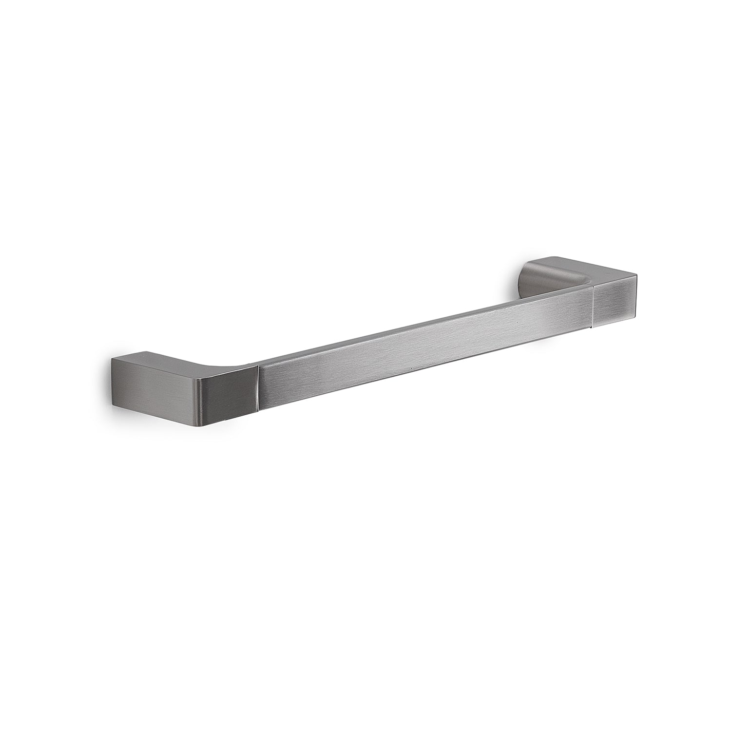 Porta asciugamani a muro Gedy serie Pirenei 35 cm - Spazzolato by CeramicStore | Lo specialista del tuo bagno
