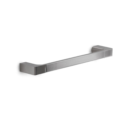 Porta asciugamani a muro Gedy serie Pirenei 35 cm - Spazzolato by CeramicStore | Lo specialista del tuo bagno