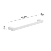 Portasalviette a muro di Gedy serie Pirenei 45 cm - Bianco Matt by CeramicStore | Lo specialista del tuo bagno