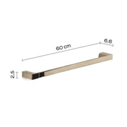 Portasalviette a muro di Gedy serie Pirenei 60 cm - Oro by CeramicStore | Lo specialista del tuo bagno