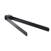 Portasalviette a snodo Gedy serie Pirenei - Nero Matt by CeramicStore | Lo specialista del tuo bagno