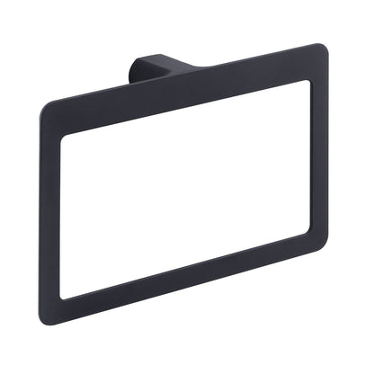 Portasalviette ad anello Gedy serie Pirenei - Nero Matt by CeramicStore | Lo specialista del tuo bagno