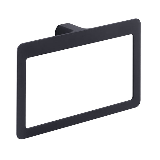 Portasalviette ad anello Gedy serie Pirenei - Nero Matt by CeramicStore | Lo specialista del tuo bagno