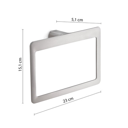 Portasalviette ad anello Gedy serie Pirenei - Spazzolato by CeramicStore | Lo specialista del tuo bagno