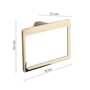 Portasalviette ad anello Gedy serie Pirenei - Oro by CeramicStore | Lo specialista del tuo bagno