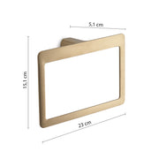 Portasalviette ad anello Gedy serie Pirenei - Oro Matt by CeramicStore | Lo specialista del tuo bagno