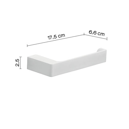 Portarotolo a muro Gedy serie Pirenei - Bianco Matt