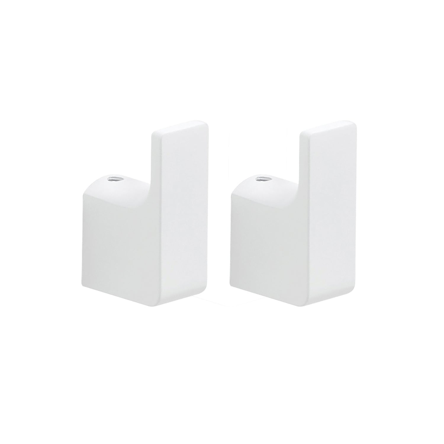 Appendiabiti 2 pezzi a muro Gedy serie Pirenei - Bianco Matt by CeramicStore | Lo specialista del tuo bagno