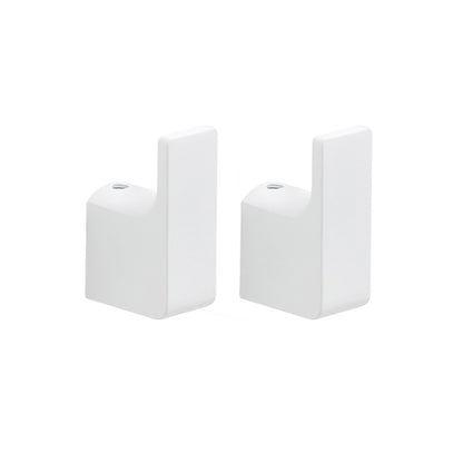 Appendiabiti 2 pezzi a muro Gedy serie Pirenei - Bianco Matt by CeramicStore | Lo specialista del tuo bagno