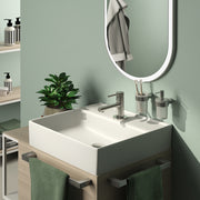 Appendiabiti 2 pezzi a muro Gedy serie Pirenei - Spazzolato by CeramicStore | Lo specialista del tuo bagno