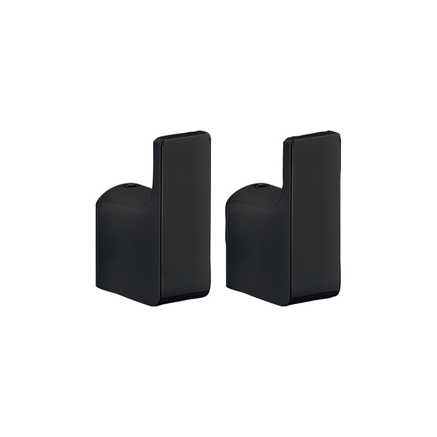 Appendini 2 pezzi a muro Gedy serie Pirenei - Nero Matt by CeramicStore | Lo specialista del tuo bagno