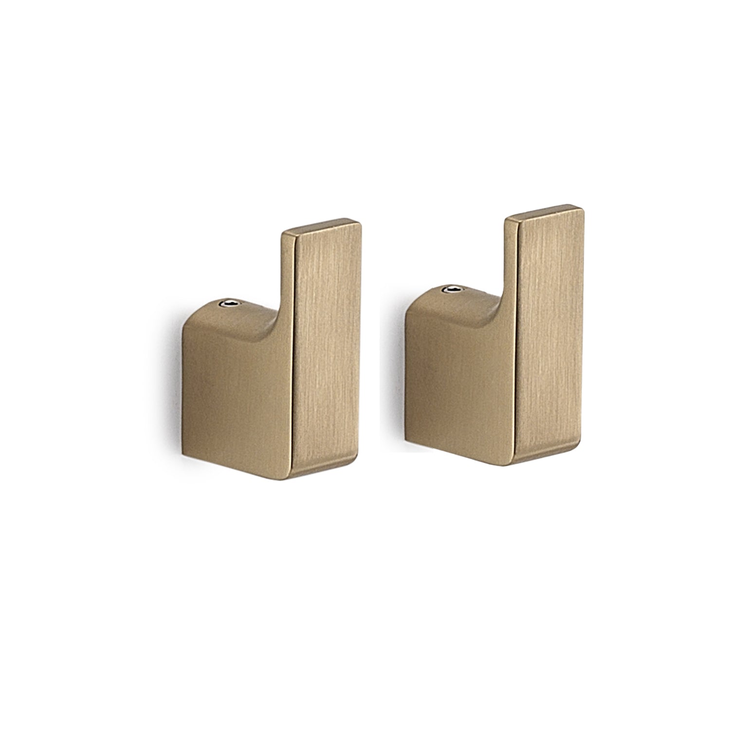Appendiabiti 2 pezzi a muro Gedy serie Pirenei - Oro Matt by CeramicStore | Lo specialista del tuo bagno