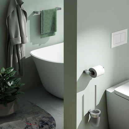 Scopino da muro con ciuffo in setole Gedy serie Pirenei - Spazzolato by CeramicStore | Lo specialista del tuo bagno