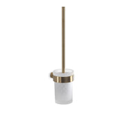 Scopino da muro con ciuffo in setole Gedy serie Pirenei - Oro Matt by CeramicStore | Lo specialista del tuo bagno