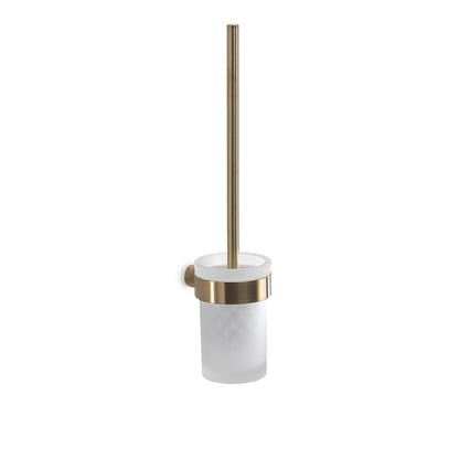 Scopino da muro con ciuffo in setole Gedy serie Pirenei - Oro Matt by CeramicStore | Lo specialista del tuo bagno