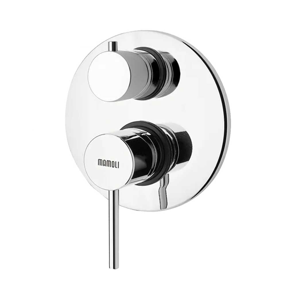 Miscelatore Doccia con deviatore completo di corpo incasso in ottone Cromo collezione Pico di Mamoli Rubinetterie by CeramicStore | Lo specialista del tuo bagno