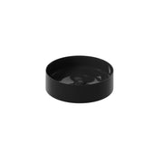 Lavabo tondo da appoggio diam38cm serie Smart-B di Ceramica Galassia -  Nero Matt
