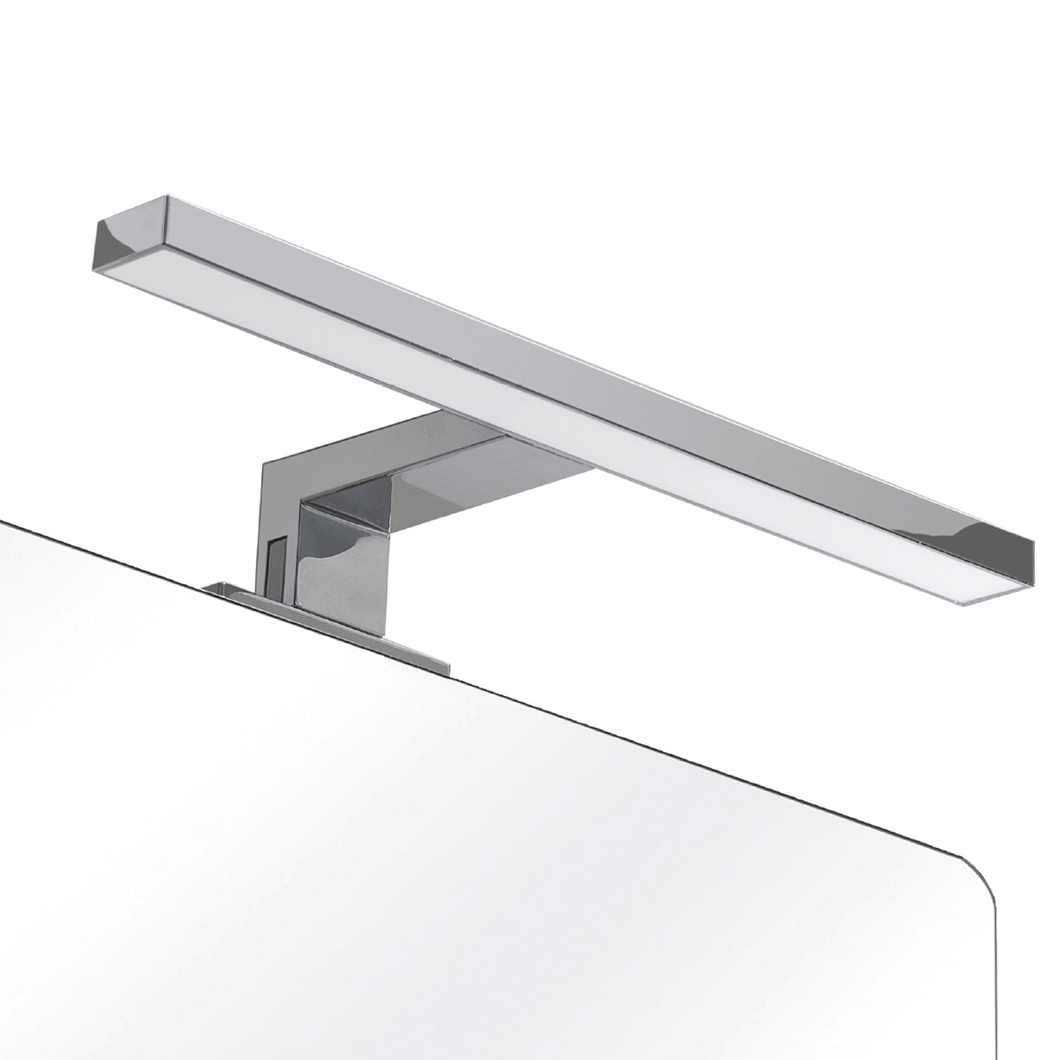 Lampada Led per specchio da 30 cm con attacco universale modello Madeira di Gedy - Cromato by CeramicStore | Lo specialista del tuo bagno
