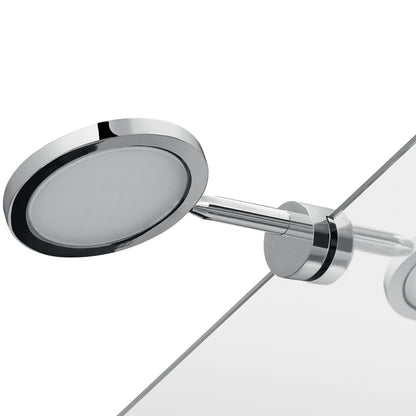 Lampada a Led con attacco universale a pinza modello Maiorca di Gedy - Cromato by CeramicStore | Lo specialista del tuo bagno