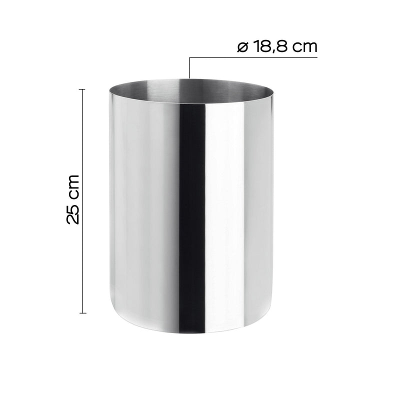 Gettacarta 6,6 lt Vesta di Gedy in Acciaio Inox - Cromato by CeramicStore | Lo specialista del tuo bagno