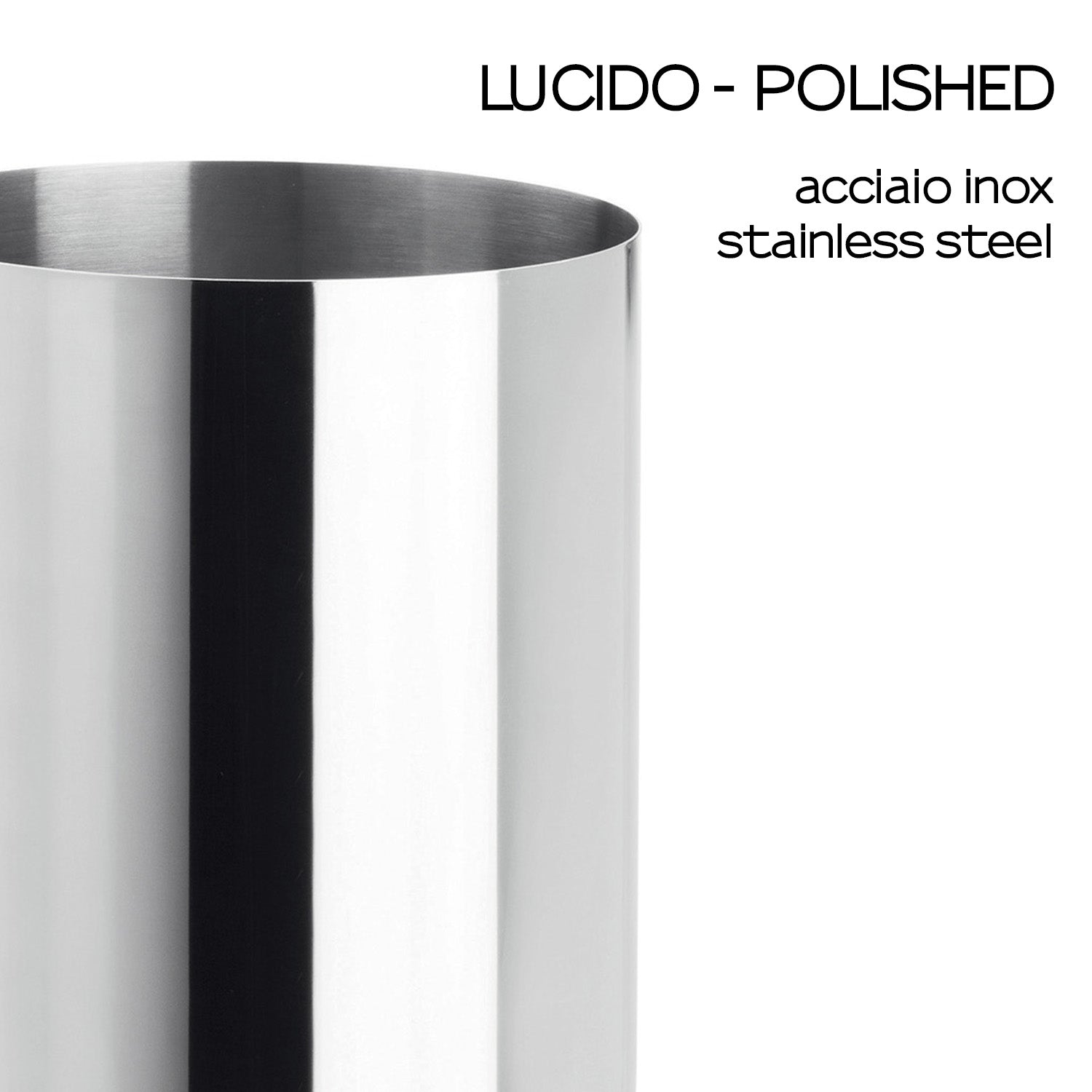 Gettacarta 6,6 lt Vesta di Gedy in Acciaio Inox - Cromato by CeramicStore | Lo specialista del tuo bagno