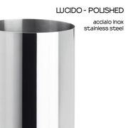Gettacarta 6,6 lt Vesta di Gedy in Acciaio Inox - Cromato by CeramicStore | Lo specialista del tuo bagno