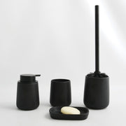 Portasapone modello Maonie in ceramica - Nero opaco