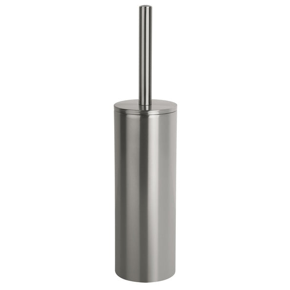 Scopino WC con supporto in Acciaio Inox modello Nyo - Spazzolato by CeramicStore | Lo specialista del tuo bagno