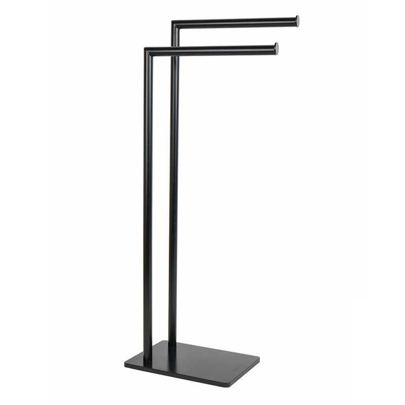 Piantana porta asciugamani Metaform modello Zero in acciaio nero