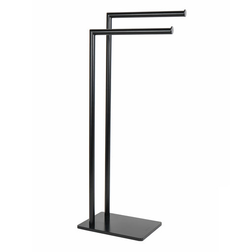 Piantana porta asciugamani Metaform modello Zero in acciaio nero