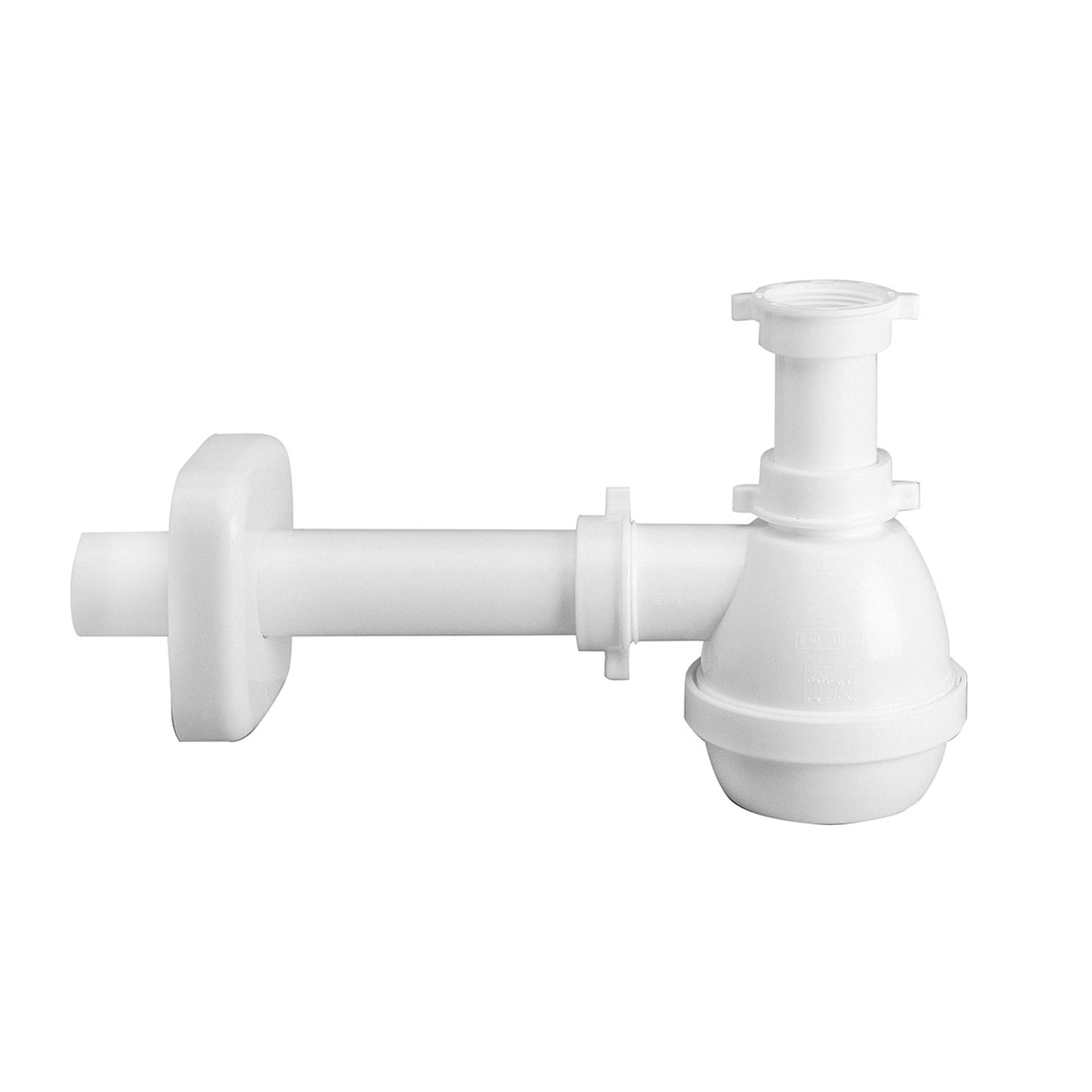 Sifone tipo "M" per lavelli Inox ad 1 via senza piletta con attacco 1"1/2 by CeramicStore | Lo specialista del tuo bagno