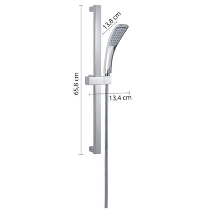 Saliscendi doccia monogetto modello Trendy 3 di Gedy - Cromato by CeramicStore | Lo specialista del tuo bagno