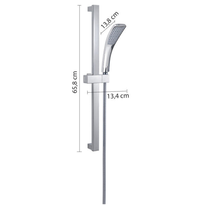 Saliscendi doccia monogetto modello Trendy 3 di Gedy - Cromato by CeramicStore | Lo specialista del tuo bagno