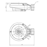 Piletta per piatti doccia Spirit diam. 120 mm by CeramicStore | Lo specialista del tuo bagno