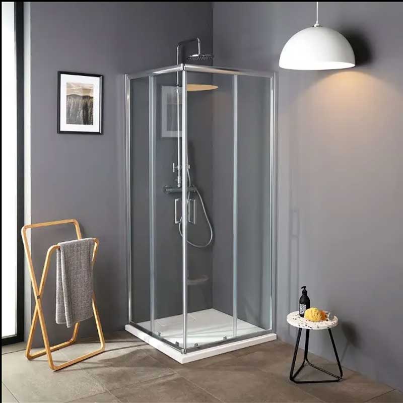 Box Doccia Lunar 70x70 Cm In Cristallo Trasparente Da 6mm Con Chiusura Calamitata by CeramicStore | Lo specialista del tuo bagno