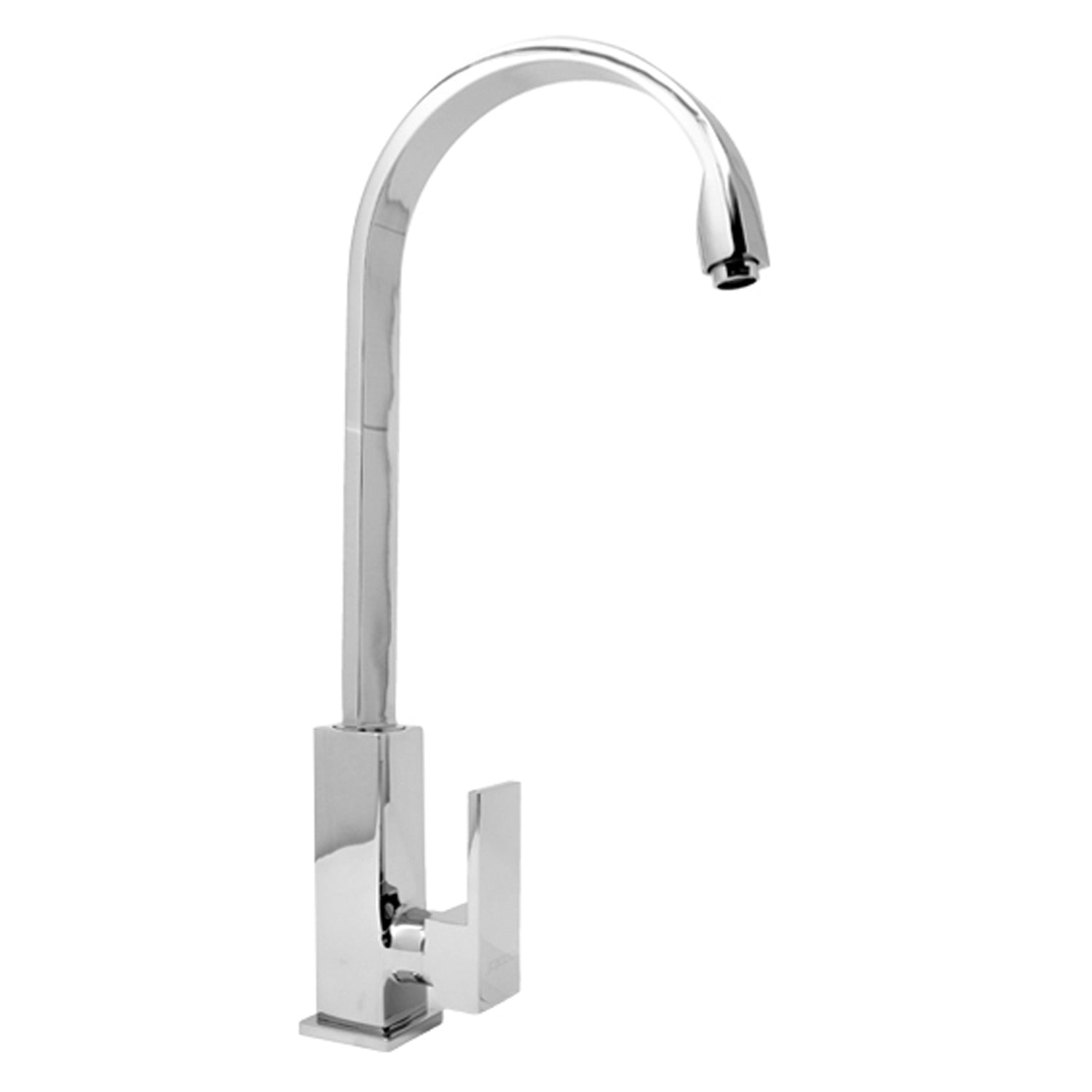 Miscelatore monocomando lavello a canna girevole modello Mars bocca tonda in ottone cromato by CeramicStore | Lo specialista del tuo bagno