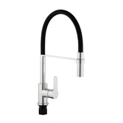 Miscelatore monocomando lavello con doccetta estraibile e canna flessibile modello Gave in ottone by CeramicStore | Lo specialista del tuo bagno
