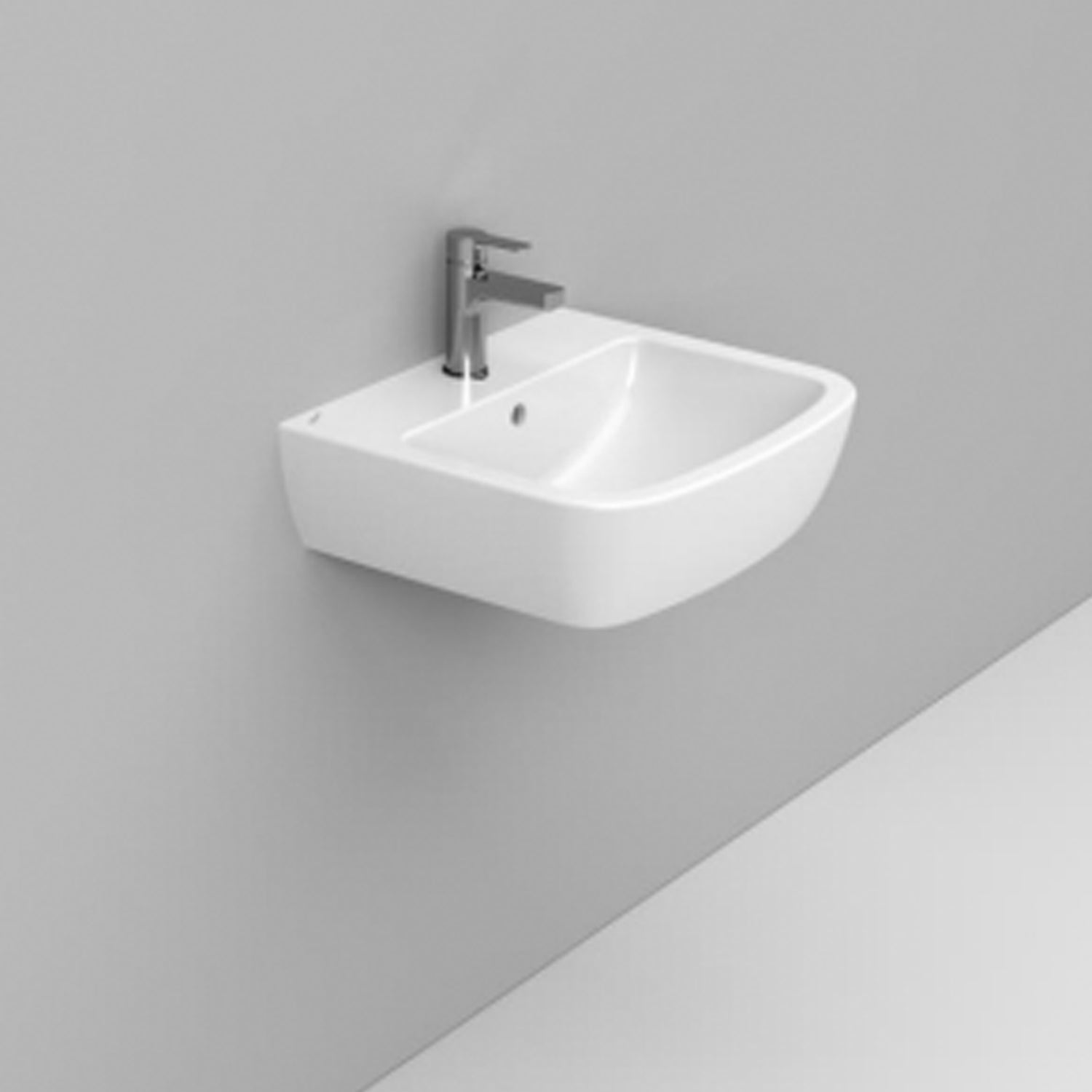 Lavabo sospeso Ceramica Dolomite modello Gemma2 50x44 cm by CeramicStore | Lo specialista del tuo bagno