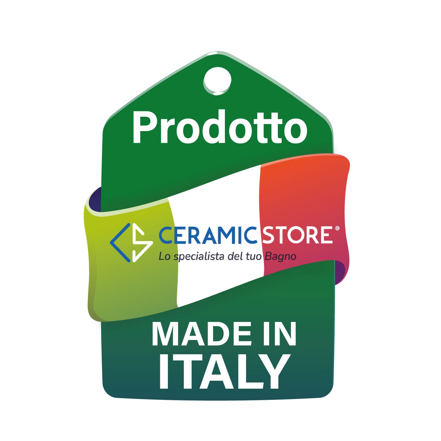 Lavabo sospeso Ceramica Dolomite modello Gemma2 60x50 cm by CeramicStore | Lo specialista del tuo bagno