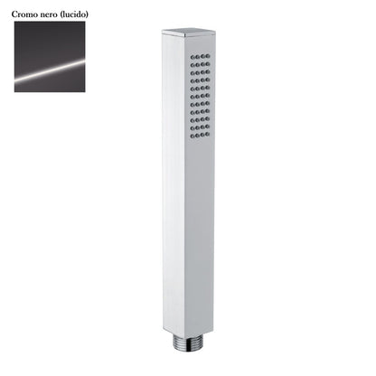 Doccia Glamour monogetto in ottone anticalcare cromo nero by CeramicStore | Lo specialista del tuo bagno