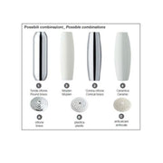Doccia Violetta con manopola 2 e disco A in ottone by CeramicStore | Lo specialista del tuo bagno