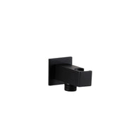 Presa acqua 1/2" quadra con supporto integrato colore nero opaco by CeramicStore | Lo specialista del tuo bagno
