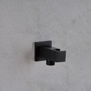 Presa acqua 1/2" quadra con supporto integrato colore nero opaco by CeramicStore | Lo specialista del tuo bagno